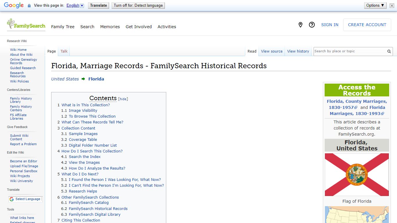 Florida, Marriage Records - FamilySearch Historical Records
